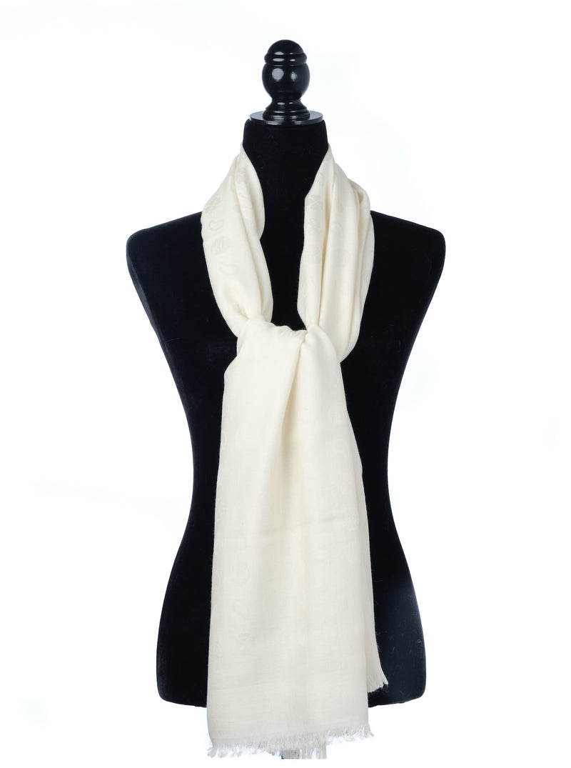 cashmere silk wool oblong scarf
