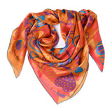 silk chiffon square scarf
